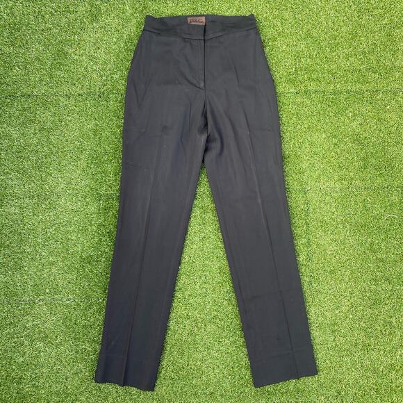 Dolce & Gabbana Women's Black Wool Dress Pants - Picture 1 of 6